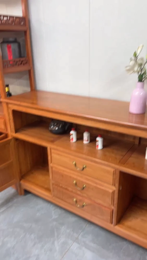 花梨木类家具新中式餐边柜