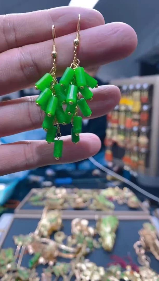 【闪购商品】玛瑙/玉髓耳饰合金11玛瑙饰品