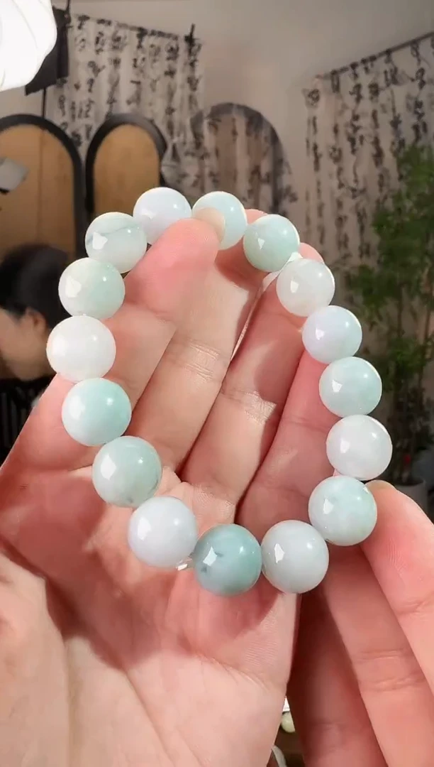 未镶嵌手串翡翠手串 14mm