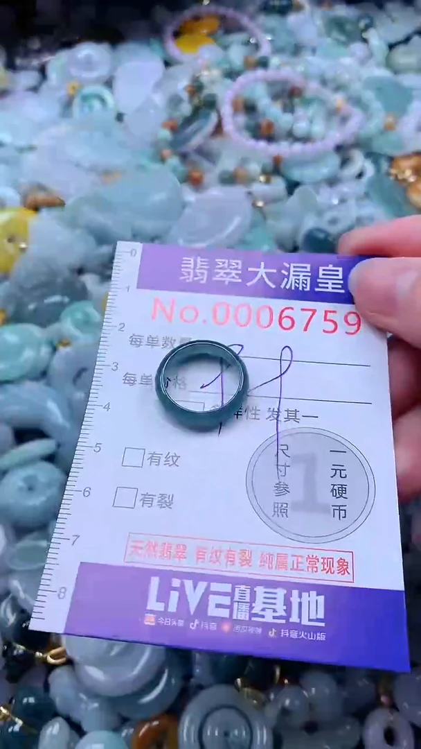 翡翠未镶嵌吊坠(不含链)6759