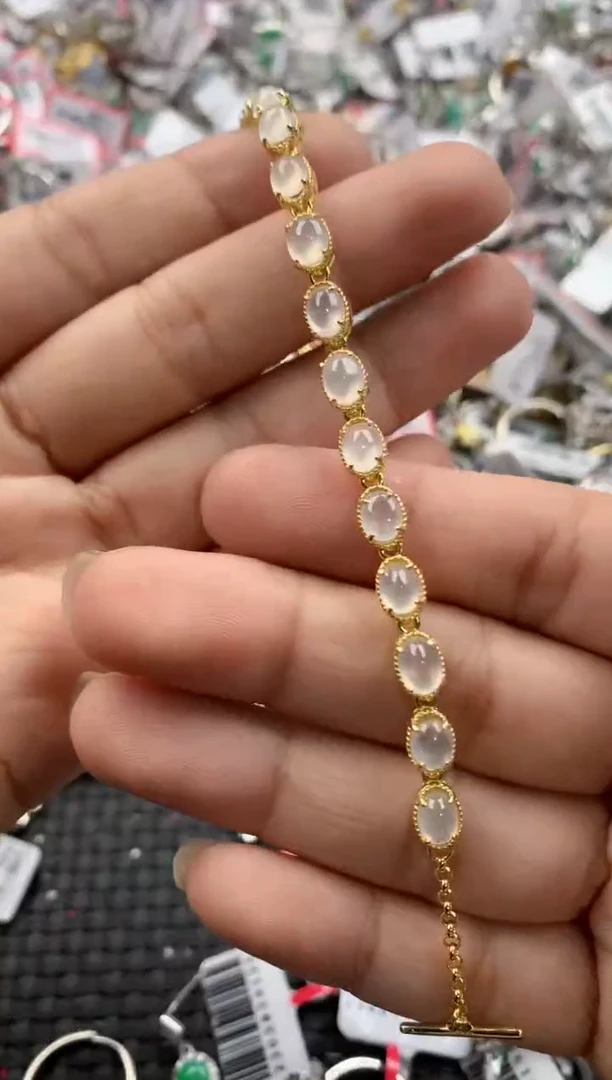 银S925镶嵌戒指翡翠222                5