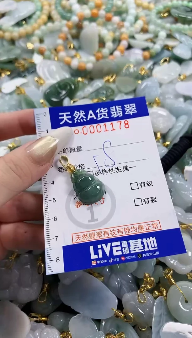 颈饰未镶嵌翡翠天然A货翡翠