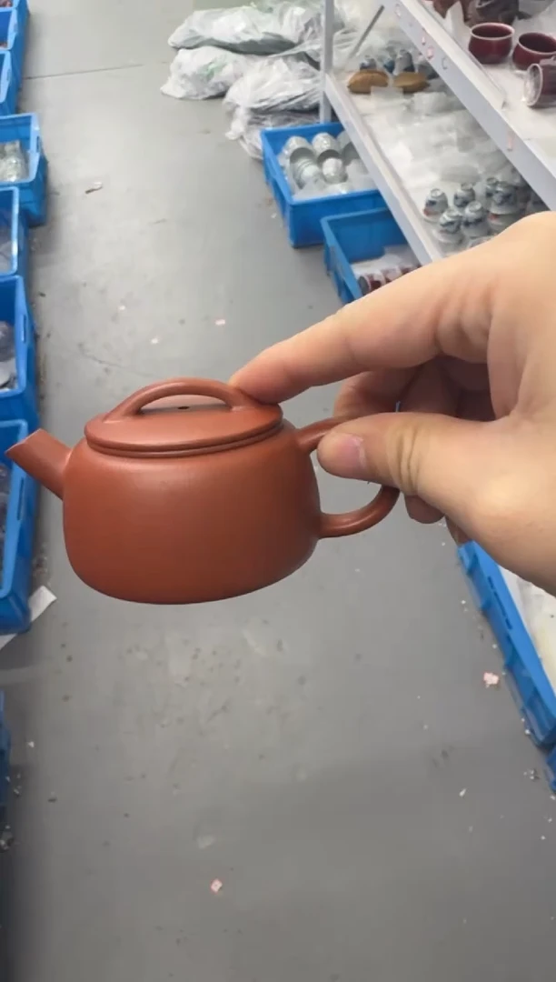 茶壶紫砂朱泥加特林巨轮