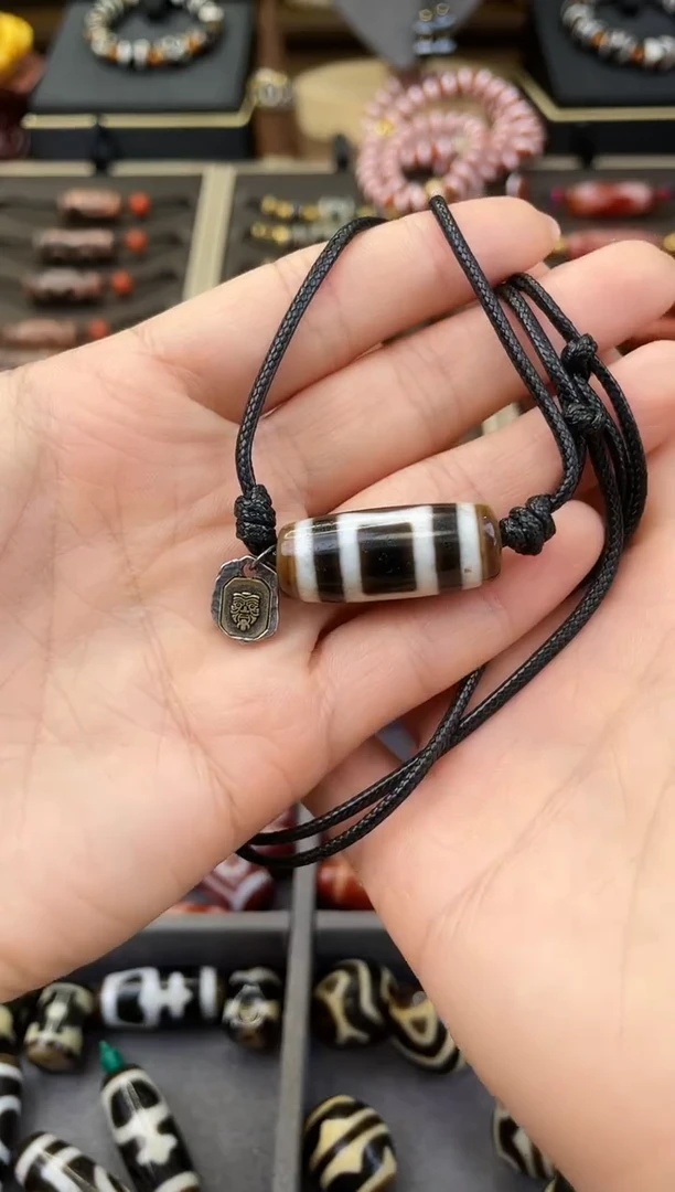 未镶嵌颈饰玛瑙/玉髓精品任晓攀手工古法一眼天地颈饰