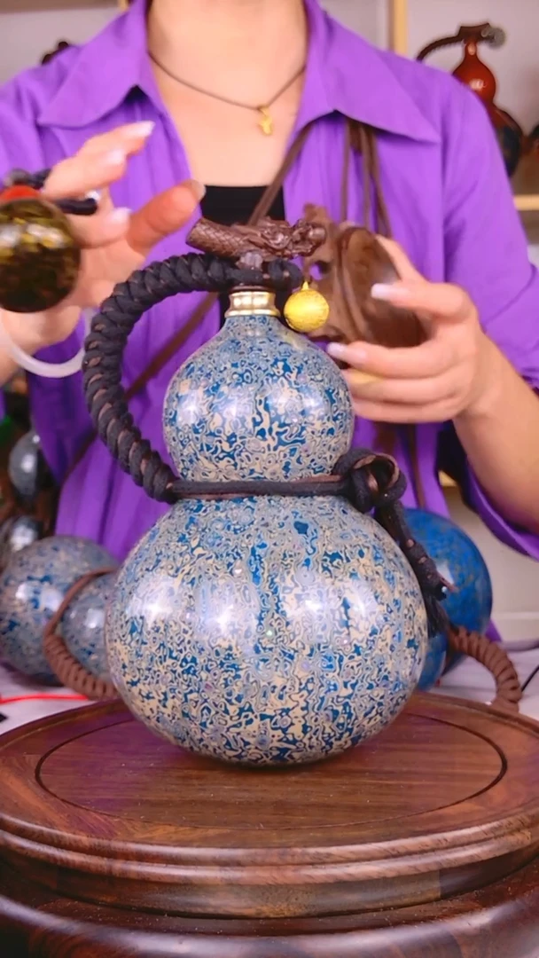 411大漆酒葫芦一物一拍 真葫芦真大漆