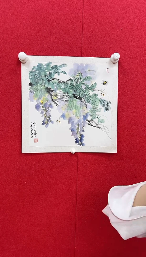 国画y天津人美-徐兰舸写意花鸟1平尺