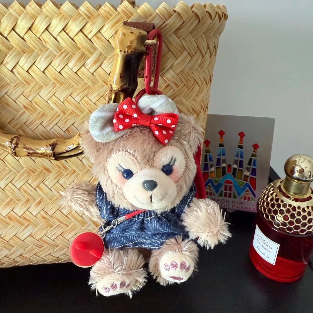 甜美风雪莉小熊娃娃包包挂件钥匙扣毛绒玩偶闺蜜女友生日礼物推荐