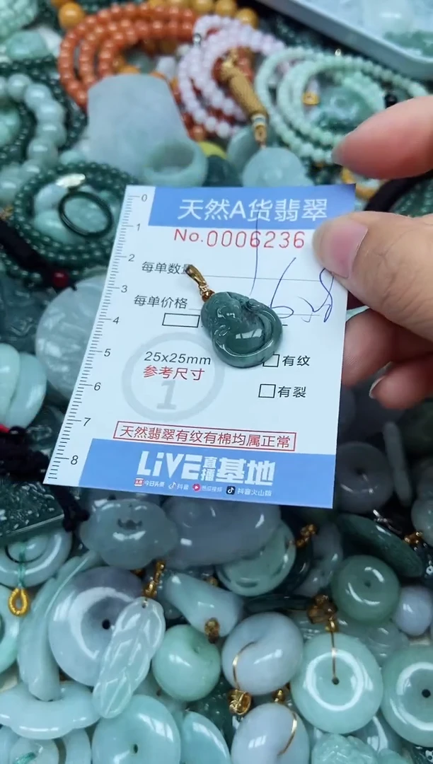 翡翠未镶嵌吊坠(不含链)翡翠