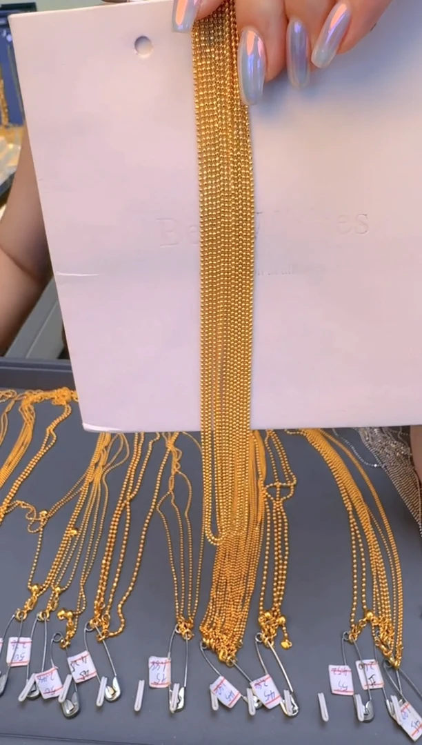 切面米珠链40cm 1.72g（多样性发货）