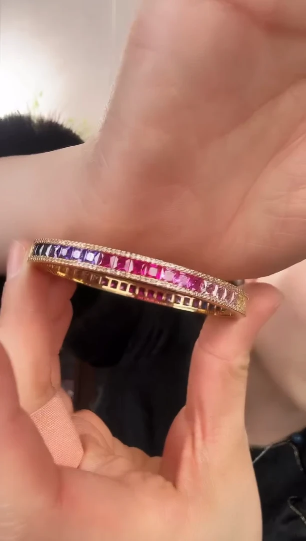 主播定制链接彩色款手镯