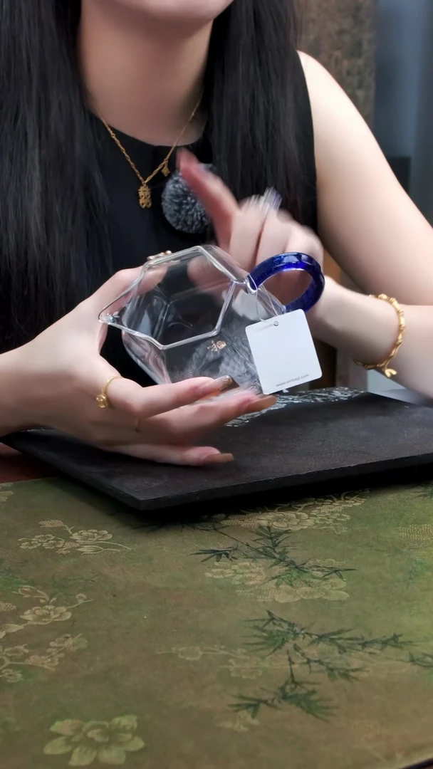 禾器 棱然茶海 宝蓝金