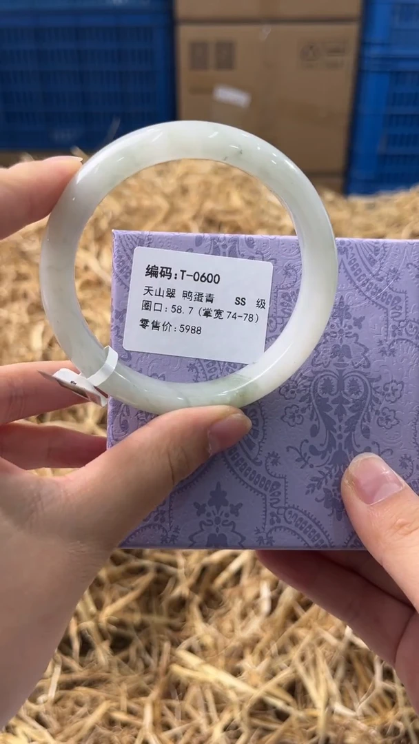 未镶嵌手镯石英质玉T-0600