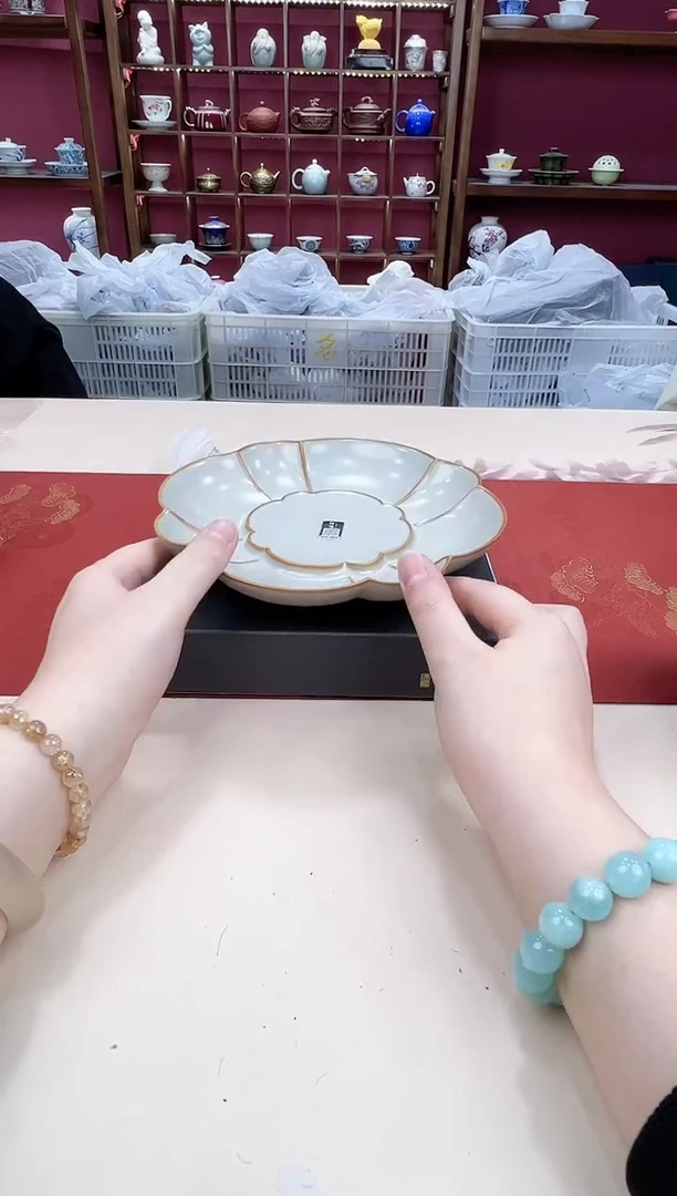 【闪购商品】瓷片梵汝山房壶承11