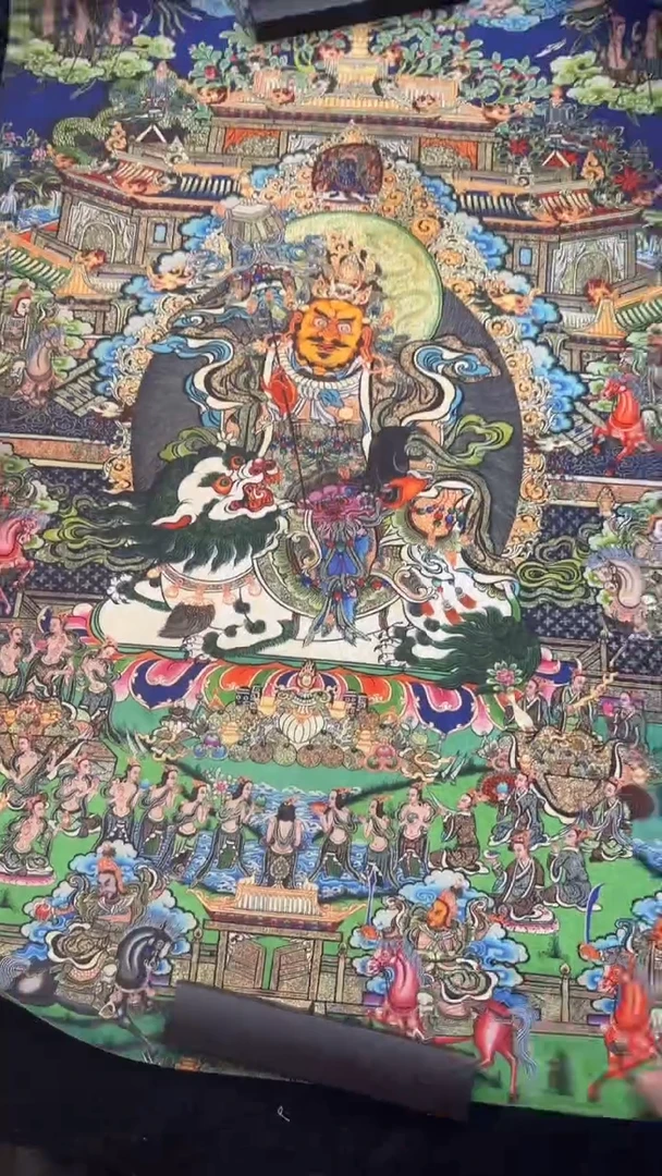 装裱画唐卡藏艺阁精美绘画作品TK16099
