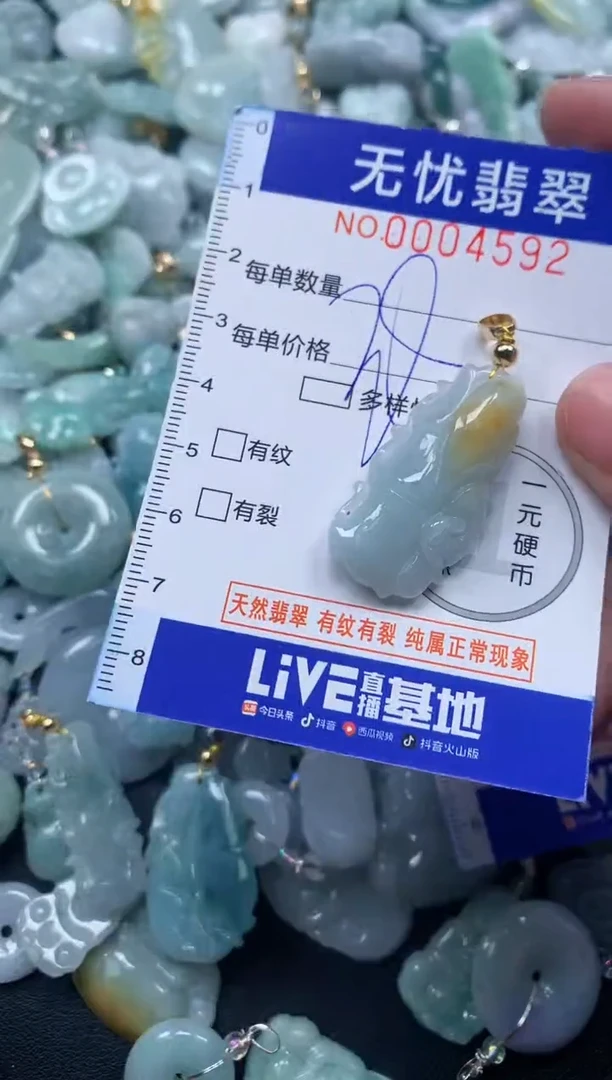 颈饰未镶嵌翡翠4592
