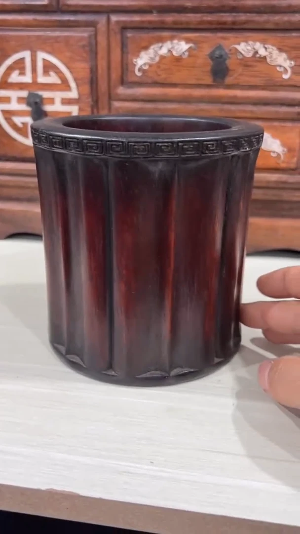 木木 瓦楞造型笔筒11111直径13