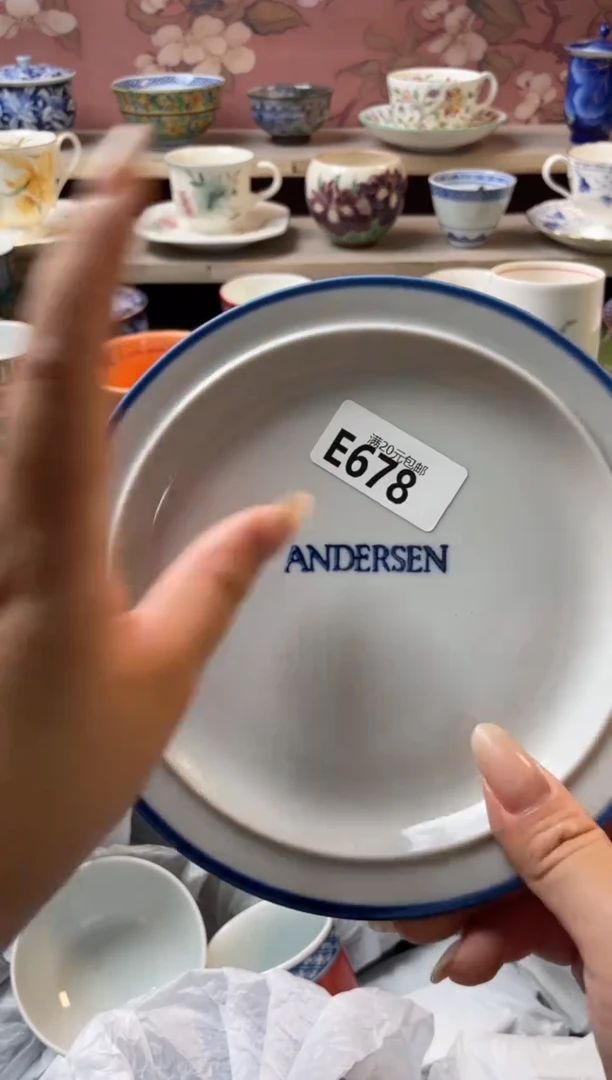 瓷片灵瓷器瓷器E678