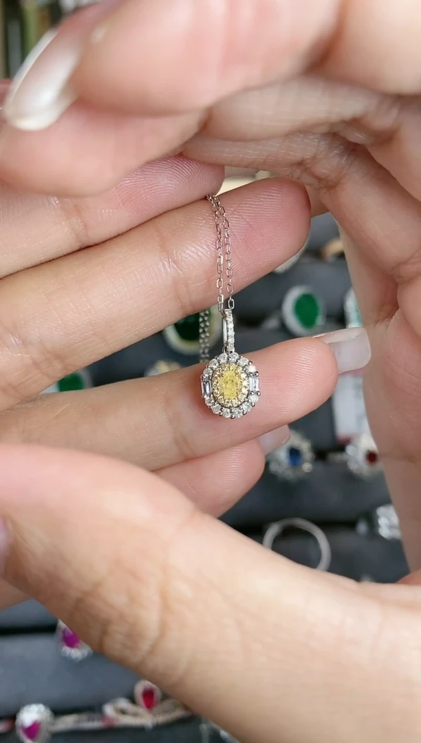 项链18K金镶嵌钻石·