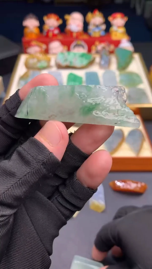 定制翡翠未镶嵌我****困 天然翡翠裸石（含工费）