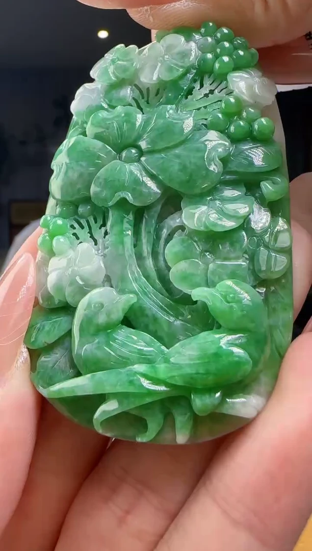 吊坠(不含链)未镶嵌翡翠MM@@960Q3J20630