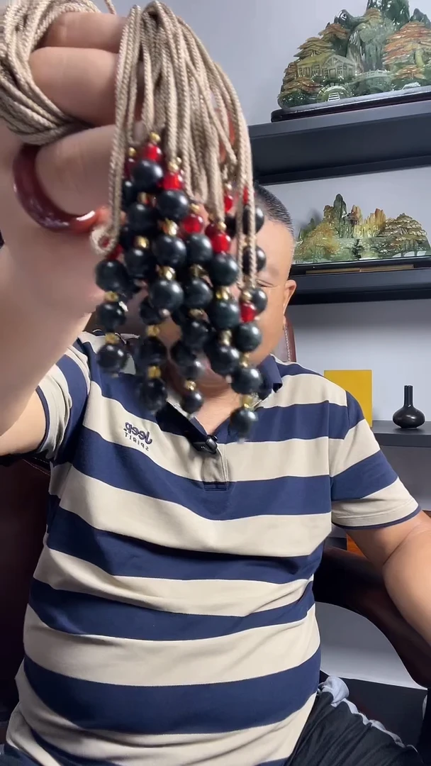 蛇纹石玉未镶嵌三星连珠吊坠