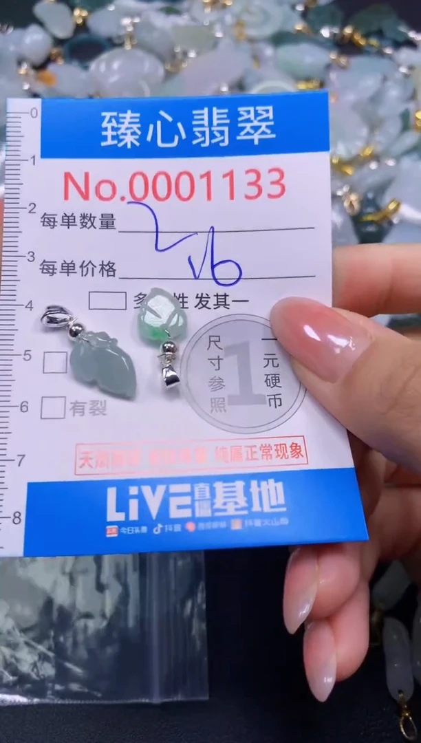 颈饰未镶嵌翡翠1133