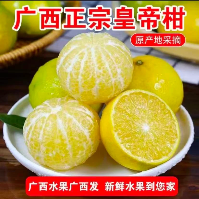 正宗广西武鸣皇帝柑橘子5/9斤现摘水果当季整箱包邮爆汁香甜
