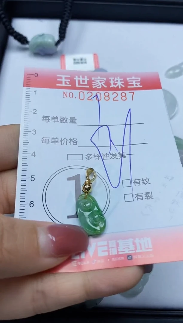 【闪购商品】翡翠颈饰未镶嵌闪购0208287