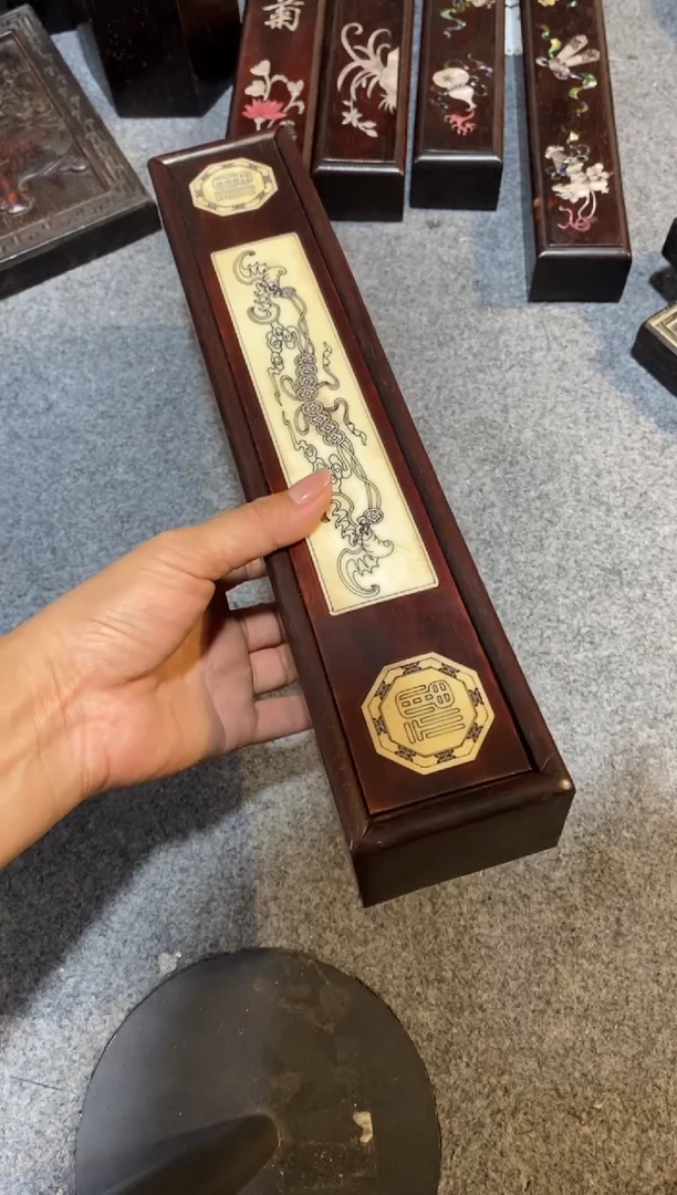 檀香紫檀（小叶紫檀）紫檀拆件雕刻板以直播间实物为准微瑕老物件