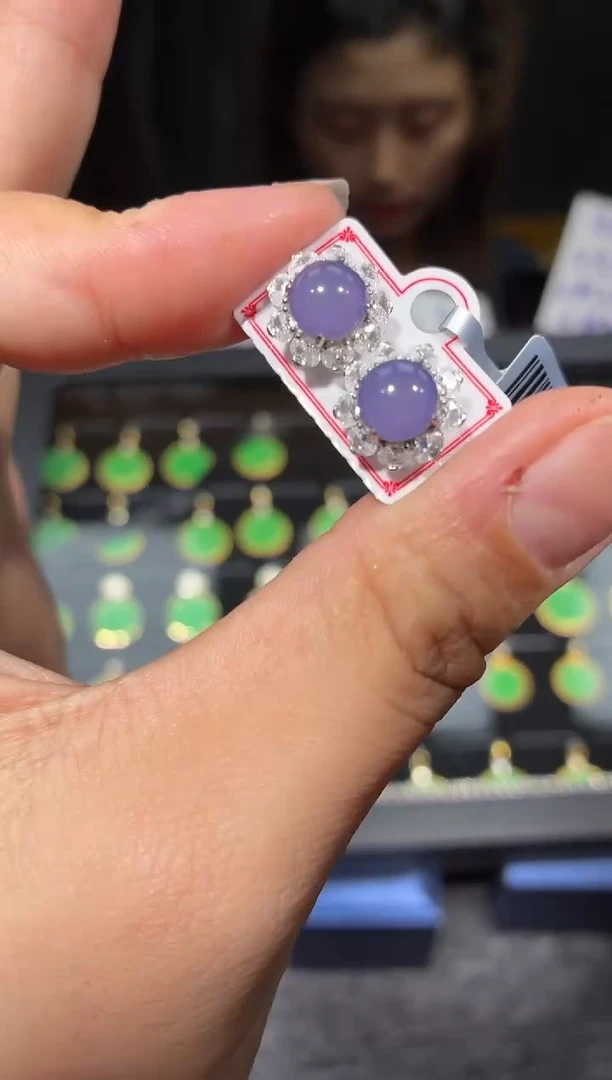 未镶嵌翡翠耳饰71定制翡翠-多样性发货（发其一）