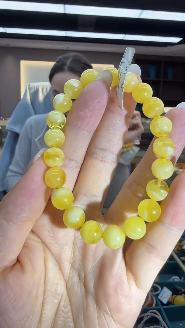 手链琥珀未镶嵌149秒拍号 假一罚三