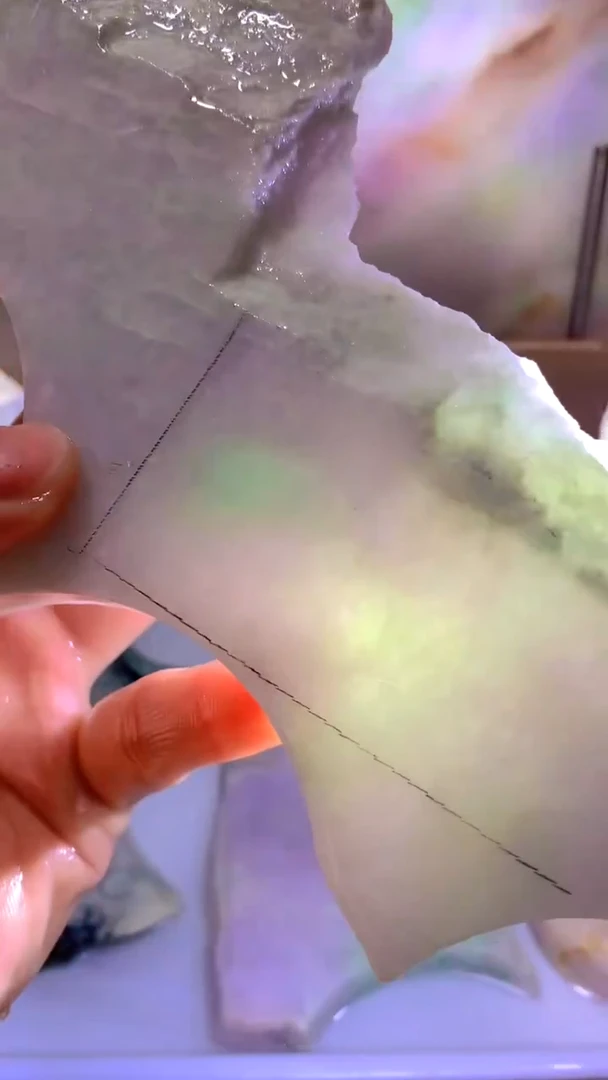 翡翠裸石翡翠散珠裸石天然缅甸翡翠A货318