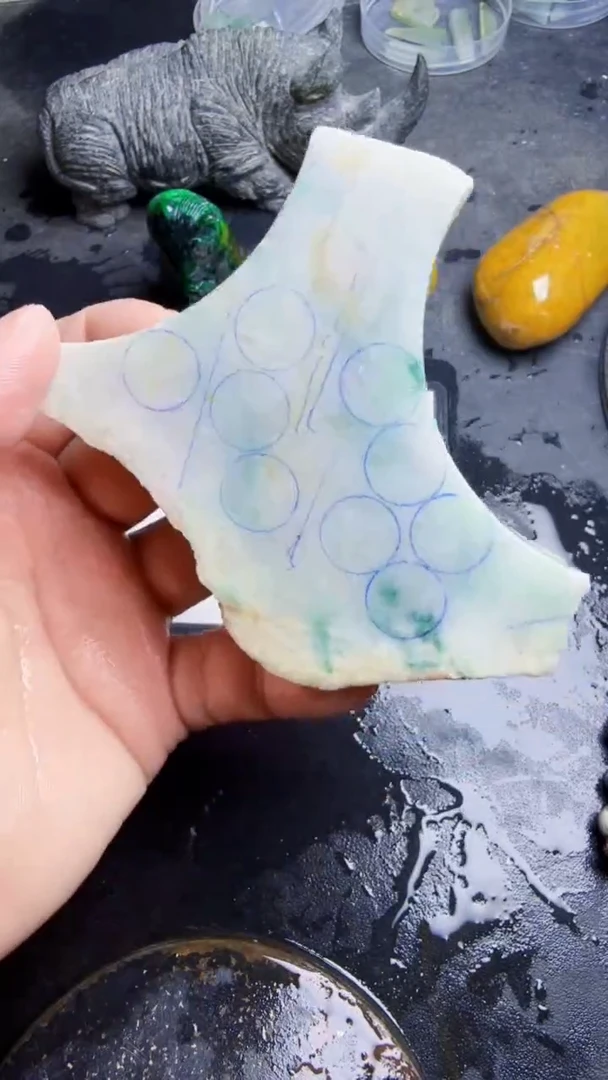 未镶嵌挂件翡翠天然翡翠053