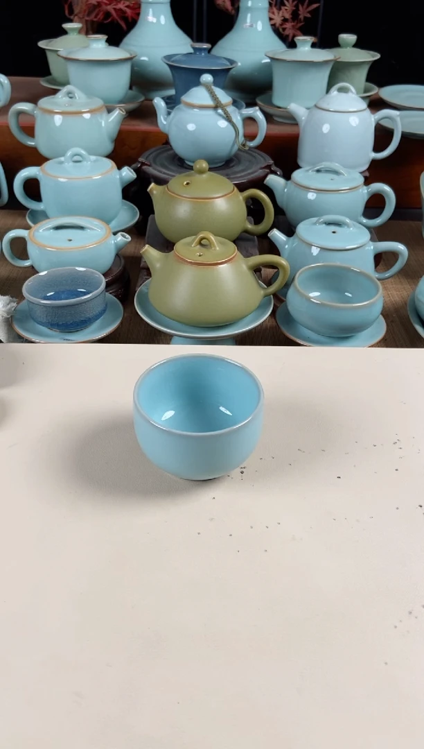 【闪购商品】其他微微瑕老货罗汉杯全手工支钉烧杨聚斌80c