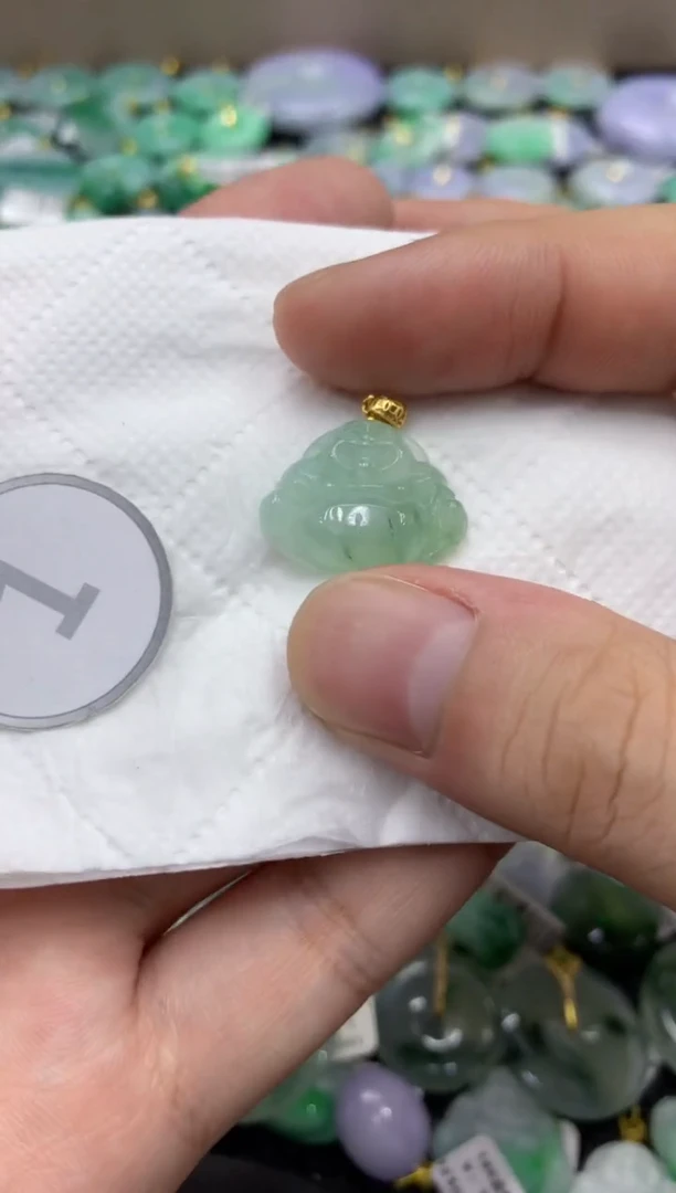 颈饰未镶嵌翡翠天然缅甸翡翠A货