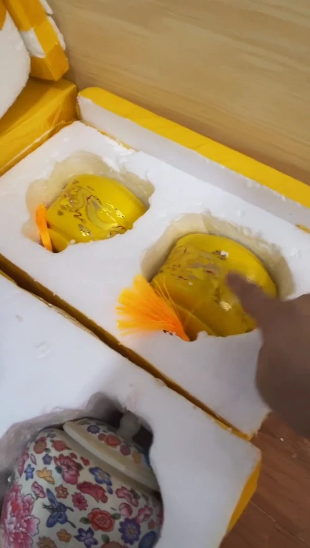 陶瓷茶具摆件旅行套组