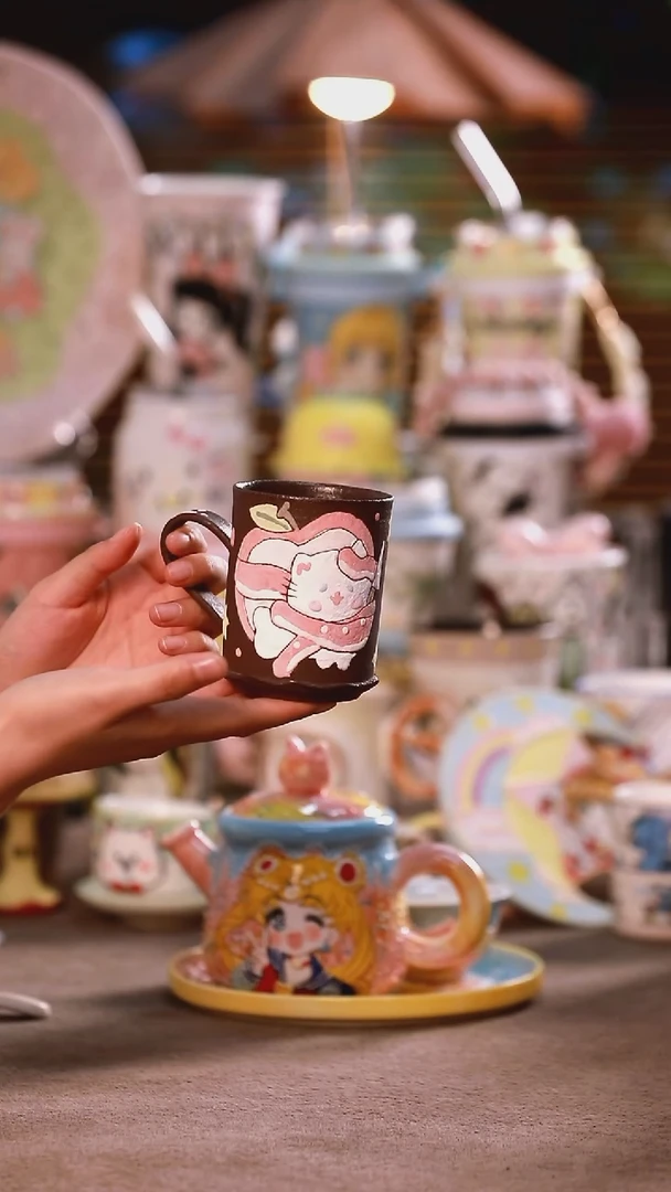 其他景德镇釉下彩手绘设计师款陶瓷