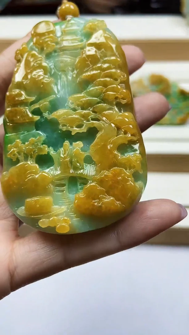 未镶嵌挂件翡翠翡翠A货