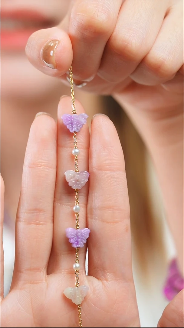 苏纪石（舒俱来）18K金镶嵌手链53