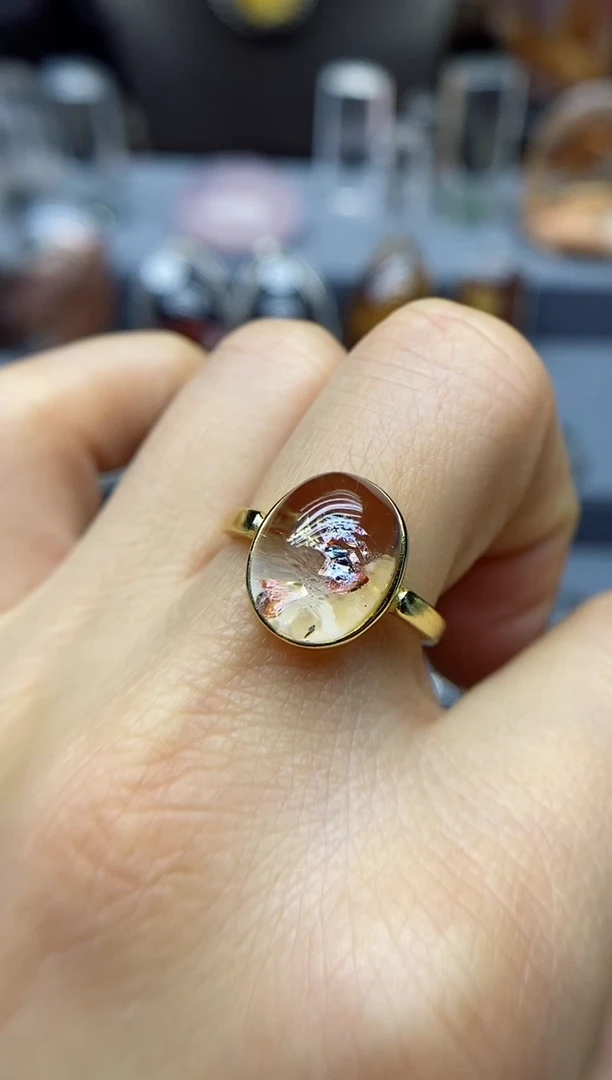 【闪购商品】水晶戒指银S925镶嵌水晶水晶