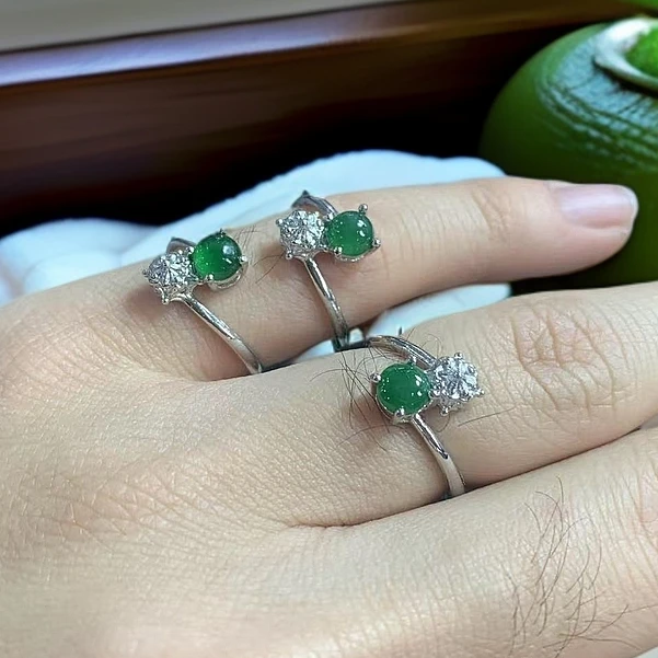 天然翡翠戒指/多样性发一/574760