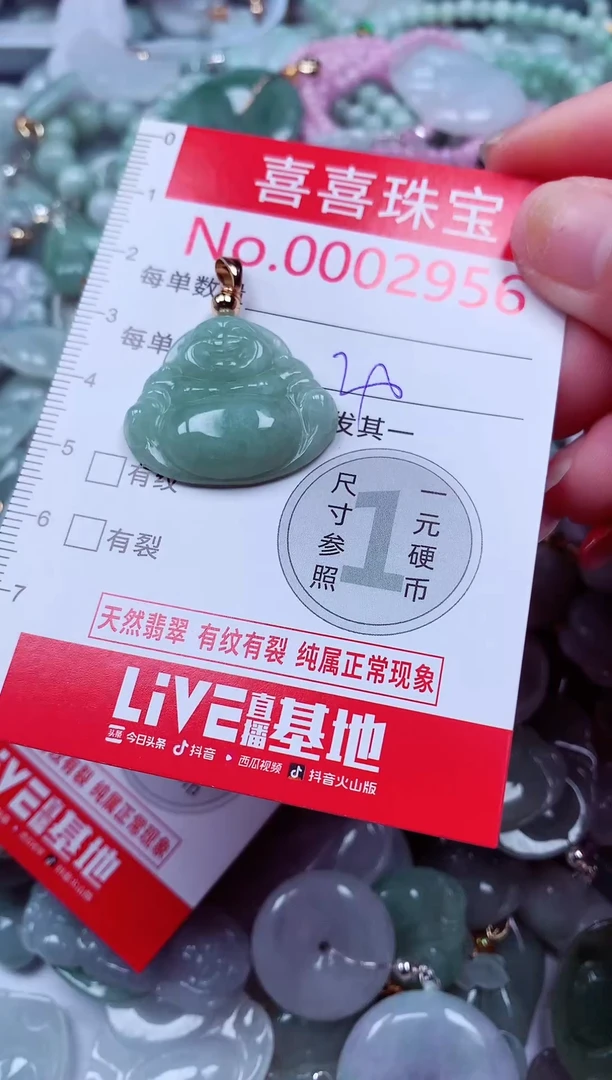 吊坠(不含链)未镶嵌翡翠2956