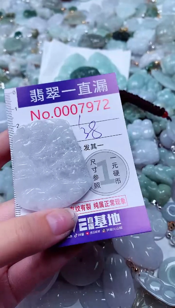 吊坠(不含链)未镶嵌翡翠7972