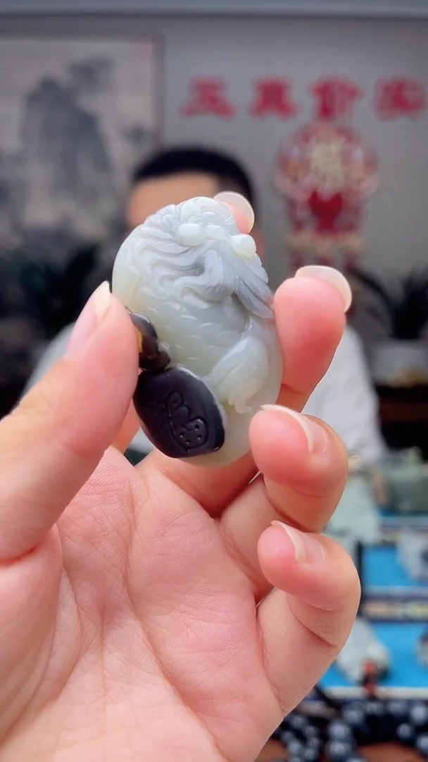 和田玉未镶嵌挂件1