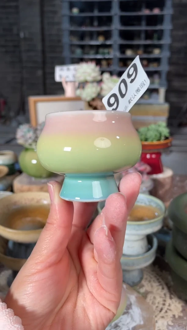 瓷片909知木小芳花盆