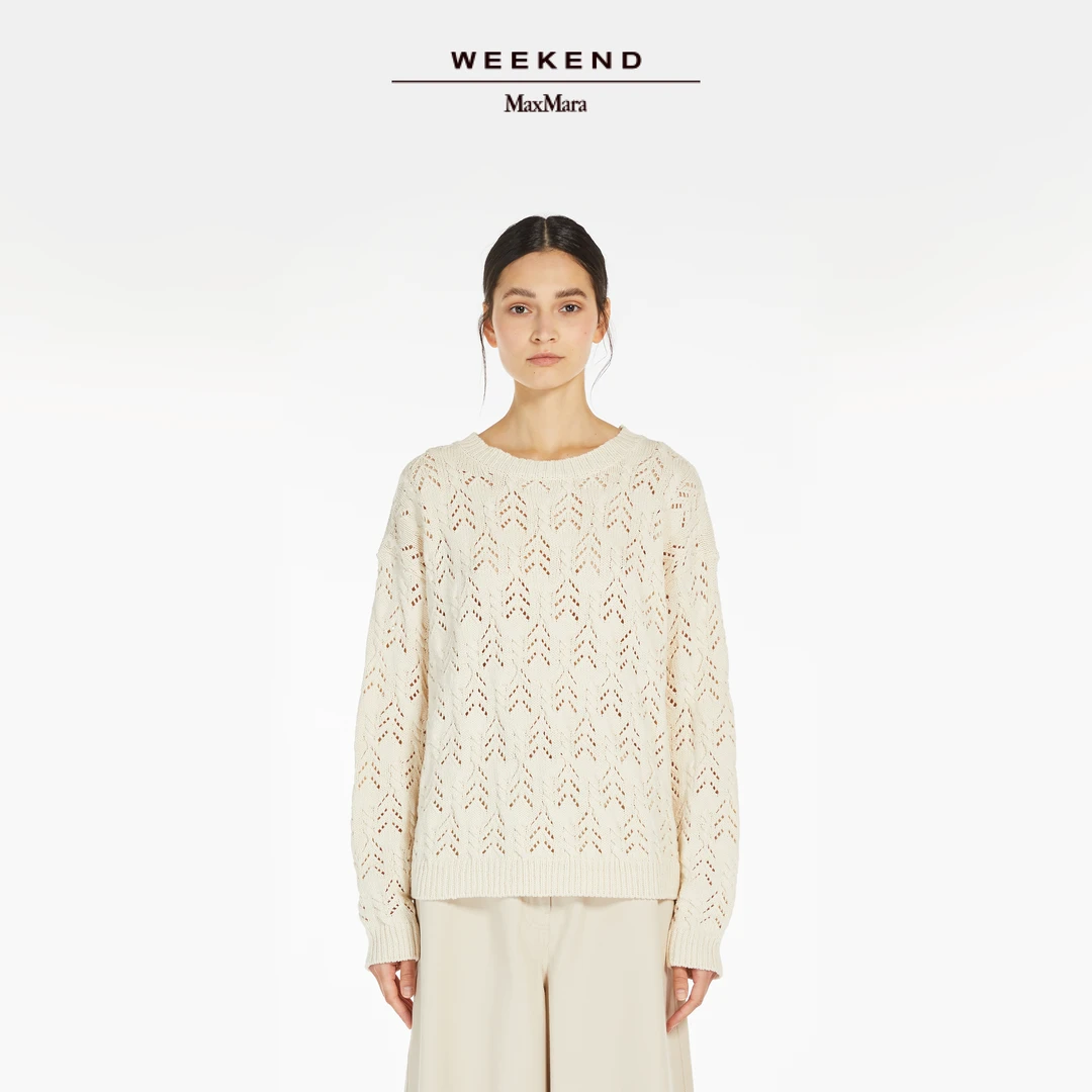 Weekend MaxMara 2025早春新款女装棉质混纺毛衣5361125106