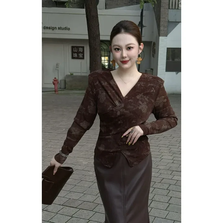 2026新中式气质复古时尚春秋冬打底衫衬衫jinlin-“冬意暖”