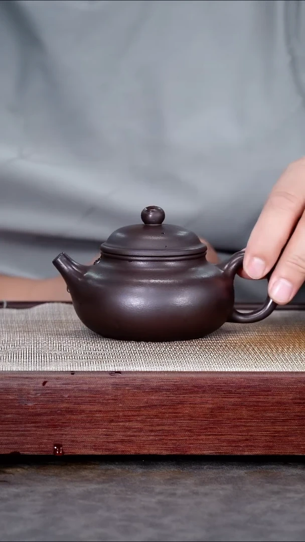 茶壶紫砂紫罗兰容天@@CH04217