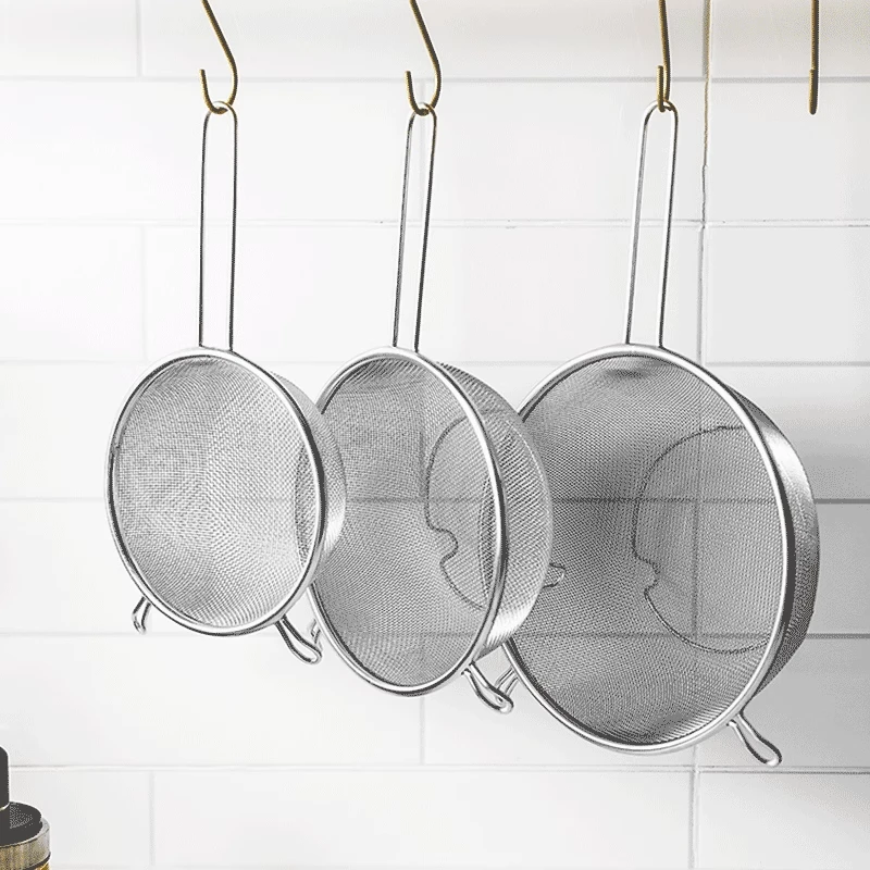 肆月星梦不锈钢漏网过滤网筛家用厨房捞面网勺捞勺神器