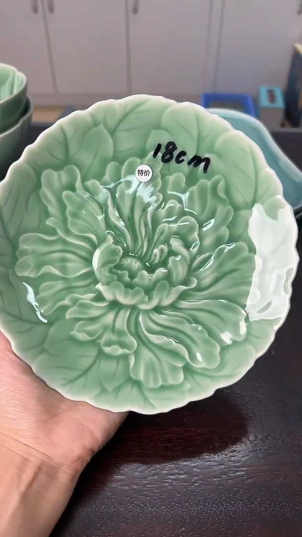 龙泉云间青瓷小米茶器
